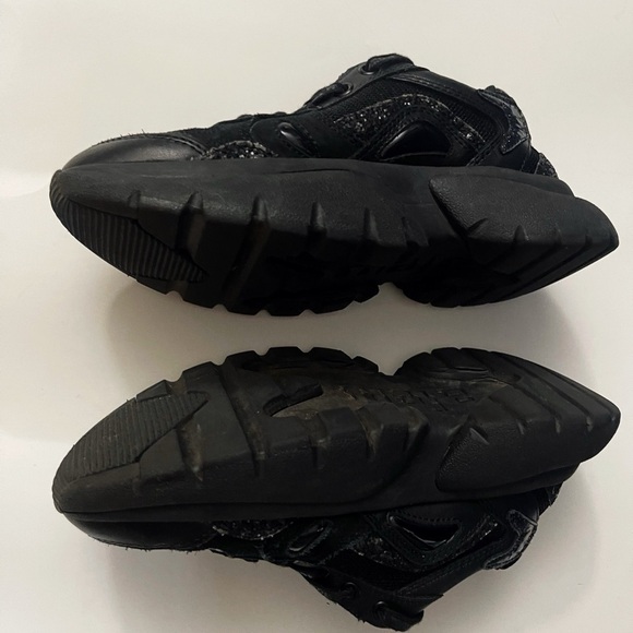 Maje Leather Suede Chunky Women's Sneakers Statement Casual School - Picture 8 of 12